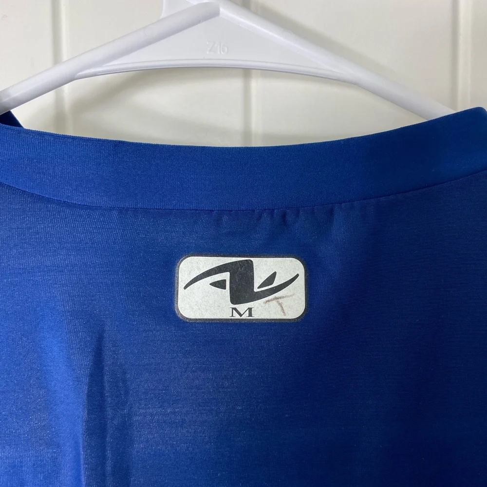 EUC‎ Athletic Works youth boy’s navy blue short sleeve summer swim shirt top M